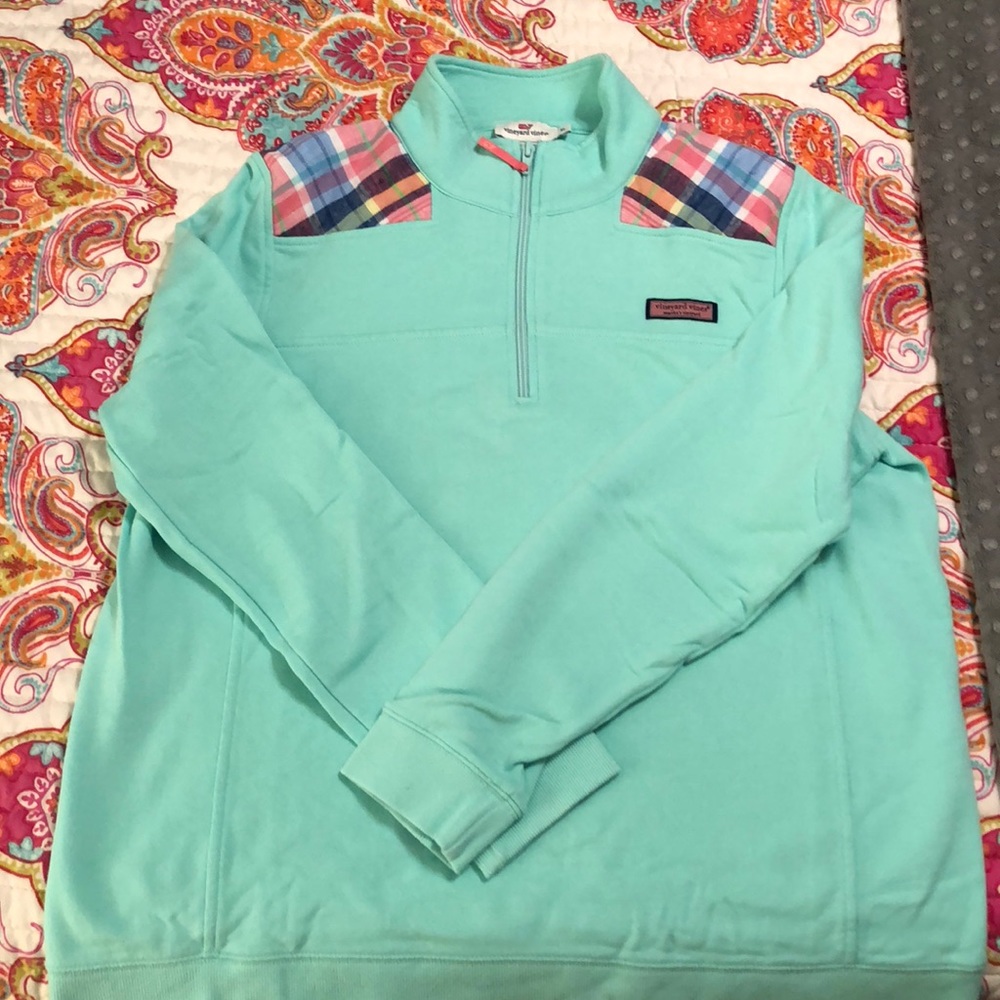 Vineyard Vine Shep Shirt with plaid - Picture 3 of 3